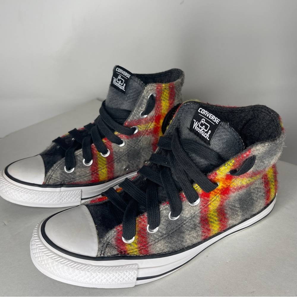 Converse All Star Woolrich Wool Plaid Chuck Taylor Sneakers Women Size 7 (Men 5)